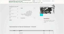 Desktop Screenshot of gewerbe-grund.at